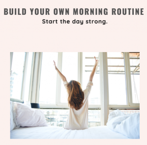 Ideas to build healthy morning routine